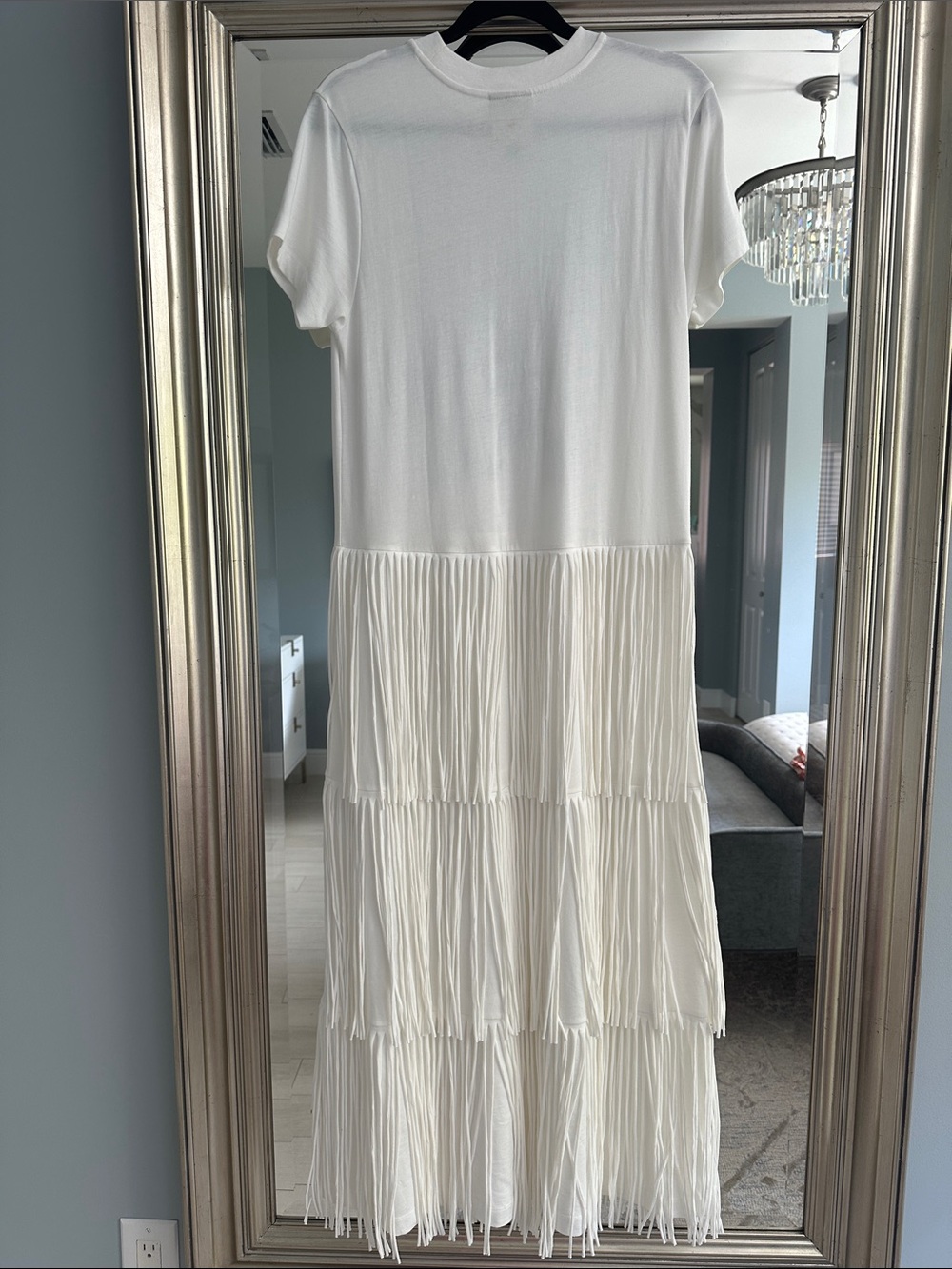 Farm Rio Fringe Tee Shirt dress - Picture 4 of 4